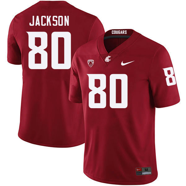 Brennan Jackson WSU Cougars Jersey.Washington State Cougars #80 Brennan Jackson Jersey Youth-Crimson